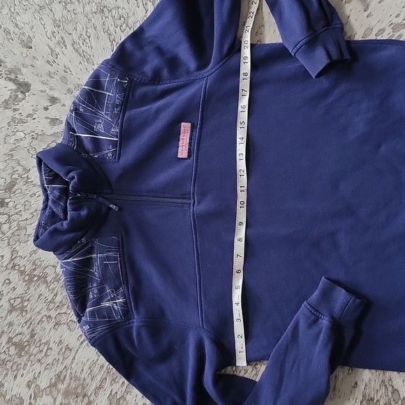 Vineyard Vines Nautical Shep 1/4 Pullover Shirt Sz20 Big Kids - Picture 2 of 7